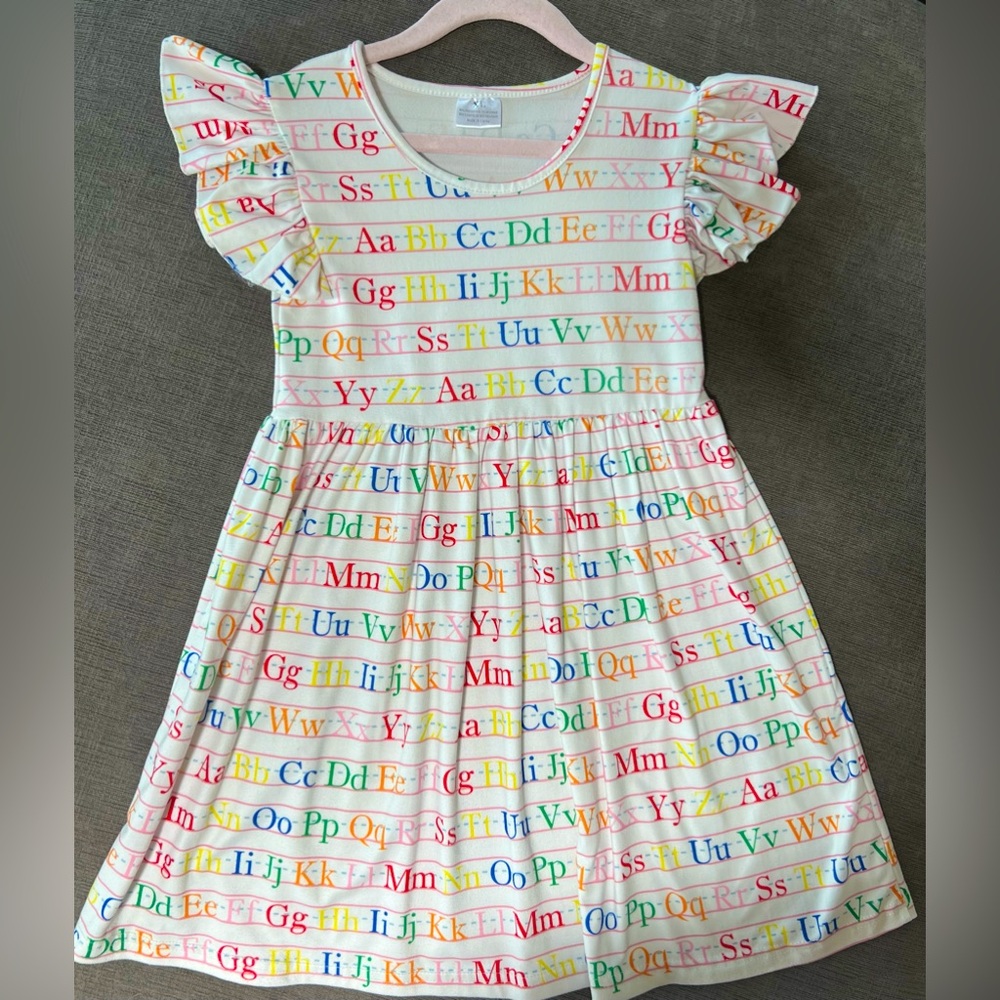School Alphabet Dress